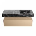 corian waschtisch set alan dlux 120 cm schwarz marmor lava ADX120oro1lR1lav