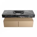 corian waschtisch set alan dlux 120 cm schwarz marmor lava ADX120oro2lM1lav
