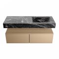 corian waschtisch set alan dlux 120 cm schwarz marmor lava ADX120oro2lR1lav