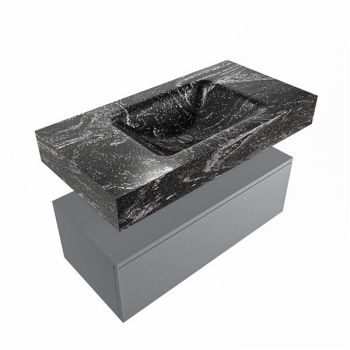 corian waschtisch set alan dlux 90 cm schwarz marmor lava ADX90Pla1lM0lav