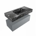 corian waschtisch set alan dlux 100 cm schwarz marmor lava ADX100Pla1lM0lav