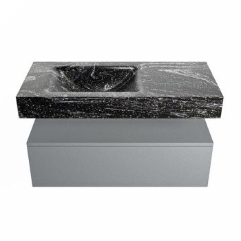 corian waschtisch set alan dlux 100 cm schwarz marmor lava ADX100Pla1ll0lav