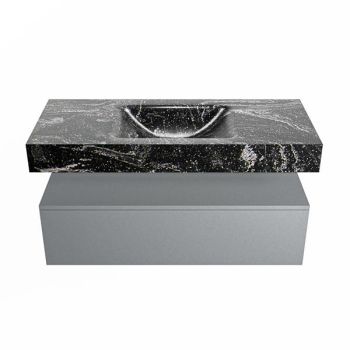 corian waschtisch set alan dlux 110 cm schwarz marmor lava ADX110Pla1lM0lav