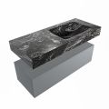 corian waschtisch set alan dlux 110 cm schwarz marmor lava ADX110Pla1lR1lav