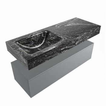 corian waschtisch set alan dlux 120 cm schwarz marmor lava ADX120Pla1ll0lav