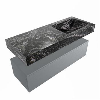 corian waschtisch set alan dlux 120 cm schwarz marmor lava ADX120Pla1lR0lav