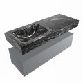 corian waschtisch set alan dlux 120 cm schwarz marmor lava ADX120Pla1ll1lav