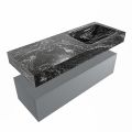 corian waschtisch set alan dlux 120 cm schwarz marmor lava ADX120Pla1lR1lav