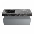 corian waschtisch set alan dlux 120 cm schwarz marmor lava ADX120Pla2ll0lav