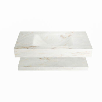corian waschtisch set alan dlux 90 cm braun marmor frappe ADX90fraPlM0fra