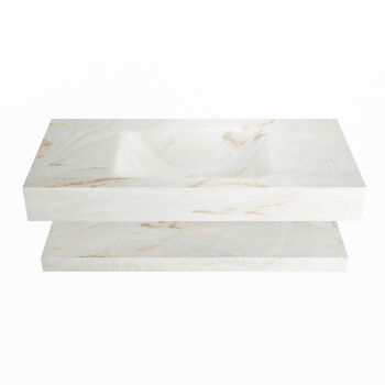 corian waschtisch set alan dlux 100 cm braun marmor frappe ADX100fraPlM0fra