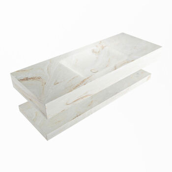 corian waschtisch set alan dlux 120 cm braun marmor frappe ADX120fraPlM0fra