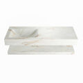corian waschtisch set alan dlux 120 cm braun marmor frappe ADX120fraPll0fra