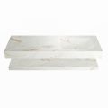 corian waschtisch set alan dlux 130 cm braun marmor frappe ADX130fraPlR0fra