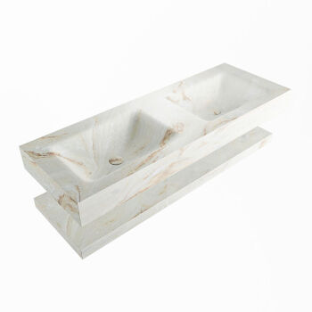 corian waschtisch set alan dlux 130 cm braun marmor frappe ADX130fraPlD2fra