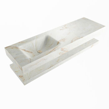 corian waschtisch set alan dlux 150 cm braun marmor frappe ADX150fraPll0fra