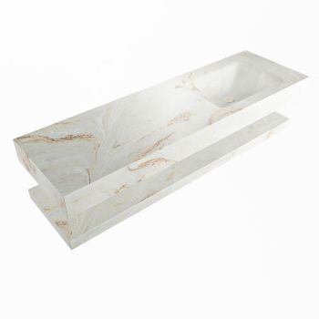 corian waschtisch set alan dlux 150 cm braun marmor frappe ADX150fraPlR0fra