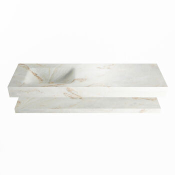 corian waschtisch set alan dlux 150 cm braun marmor frappe ADX150fraPll1fra