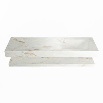 corian waschtisch set alan dlux 150 cm braun marmor frappe ADX150fraPlR1fra