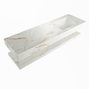 corian waschtisch set alan dlux 150 cm braun marmor frappe ADX150fraPlR1fra