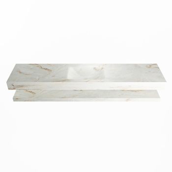 corian waschtisch set alan dlux 200 cm braun marmor frappe ADX200fraPlM0fra