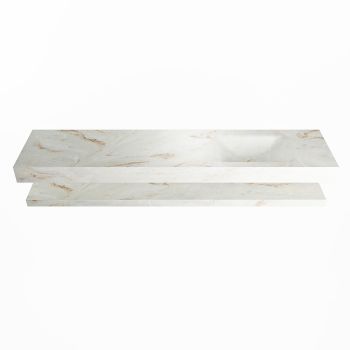 corian waschtisch set alan dlux 200 cm braun marmor frappe ADX200fraPlR0fra