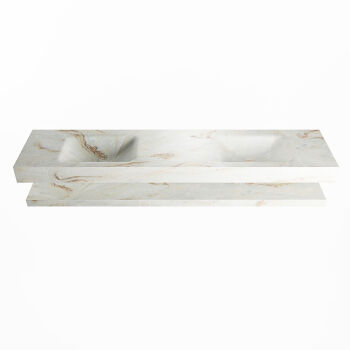 corian waschtisch set alan dlux 200 cm braun marmor frappe ADX200fraPlD2fra