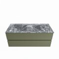 corian waschtisch set vica dlux 120 cm marmor optik doppelbecken Lava VDX120Arm2LD2Lav