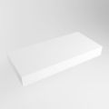 aufsatzplatte xl freihängend Solid Surface 100 cm weiss m49868